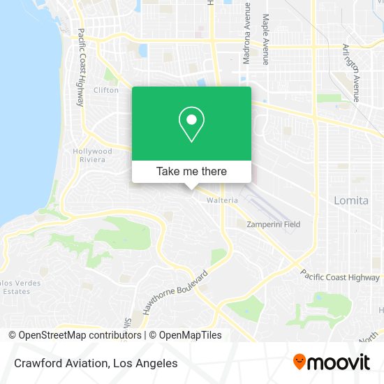 Crawford Aviation map