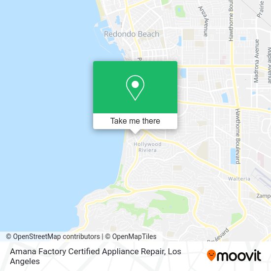 Mapa de Amana Factory Certified Appliance Repair