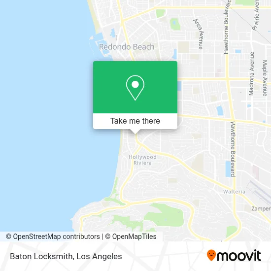 Baton Locksmith map