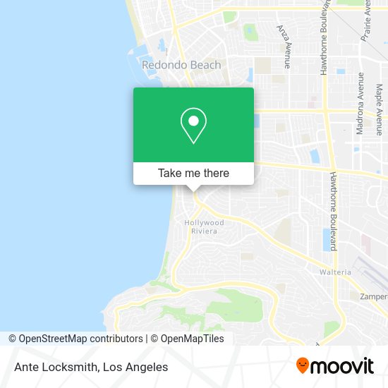 Mapa de Ante Locksmith