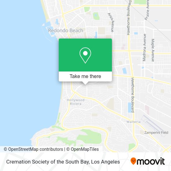 Cremation Society of the South Bay map