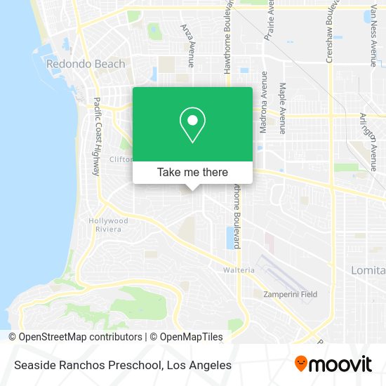 Mapa de Seaside Ranchos Preschool