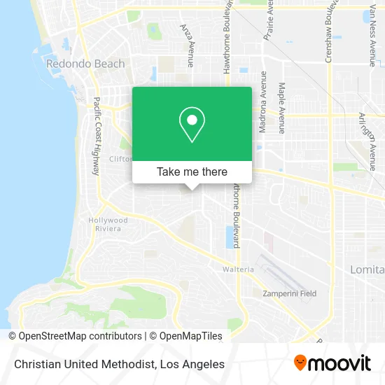 Christian United Methodist map