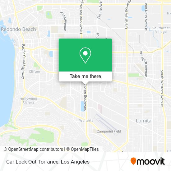 Car Lock Out Torrance map