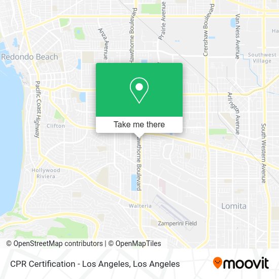 Mapa de CPR Certification - Los Angeles