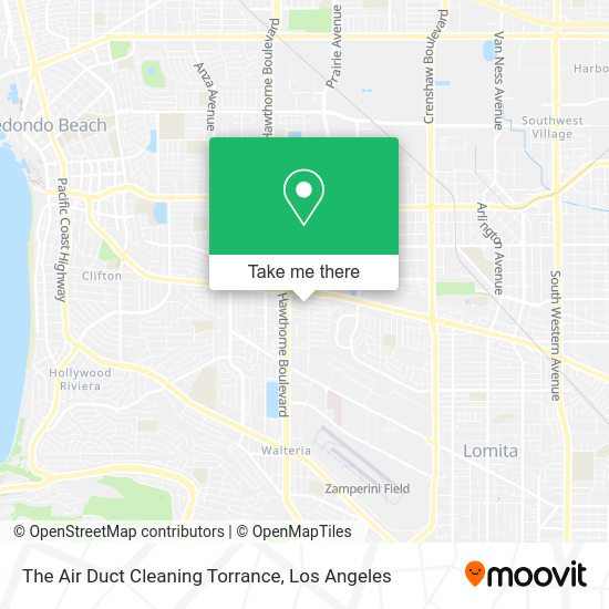 The Air Duct Cleaning Torrance map
