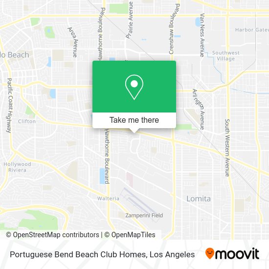 Mapa de Portuguese Bend Beach Club Homes