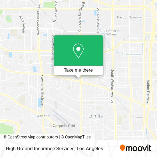 High Ground Insurance Services map