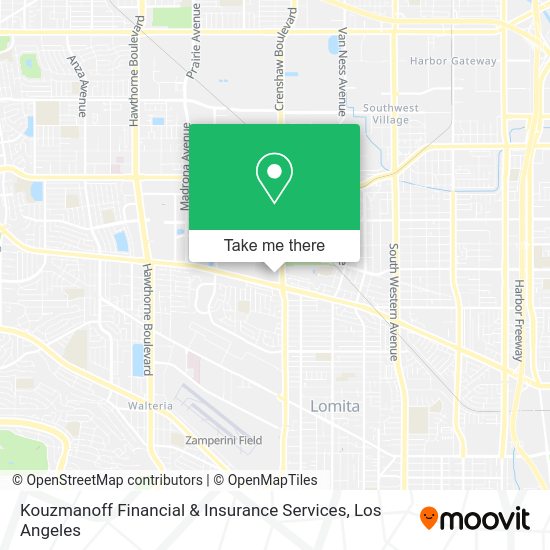 Kouzmanoff Financial & Insurance Services map