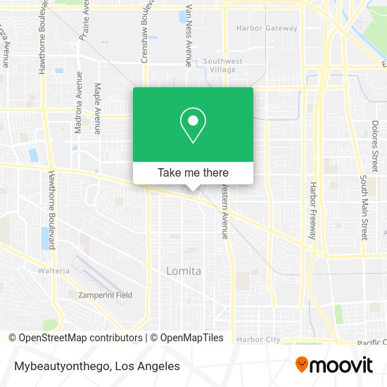 Mybeautyonthego map