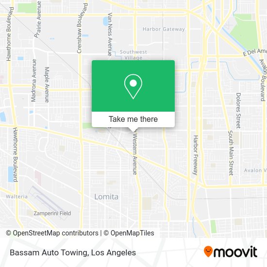 Mapa de Bassam Auto Towing