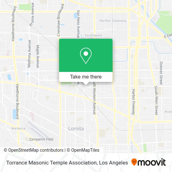 Mapa de Torrance Masonic Temple Association