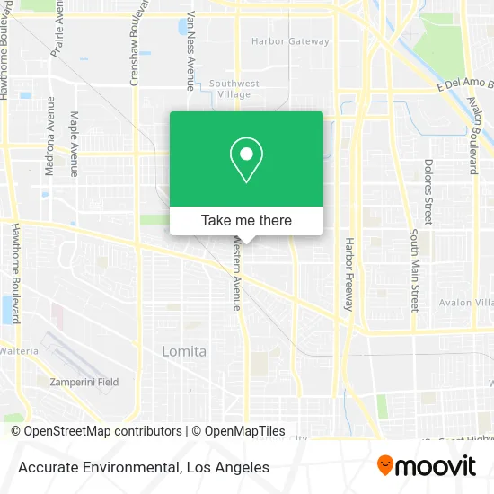Mapa de Accurate Environmental