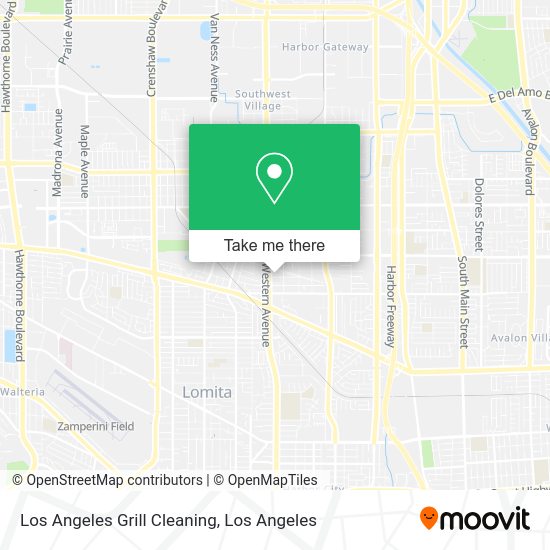 Los Angeles Grill Cleaning map
