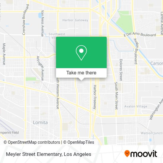 Meyler Street Elementary map