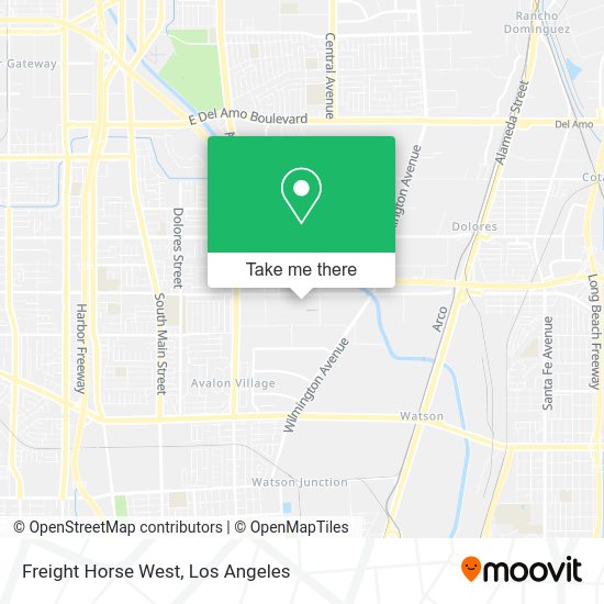 Freight Horse West map
