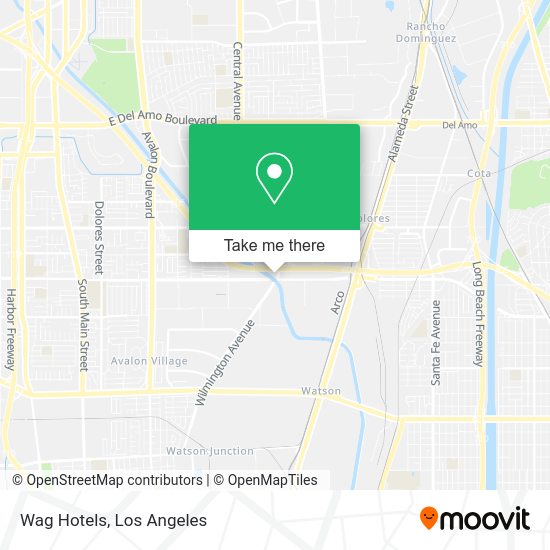 Wag Hotels map