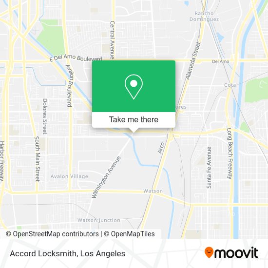 Accord Locksmith map