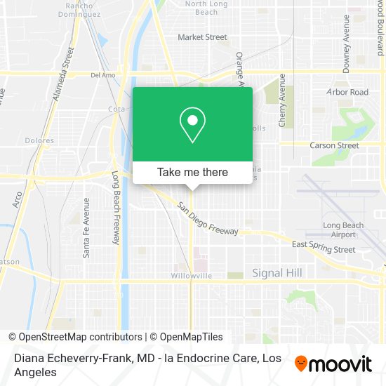Mapa de Diana Echeverry-Frank, MD - la Endocrine Care