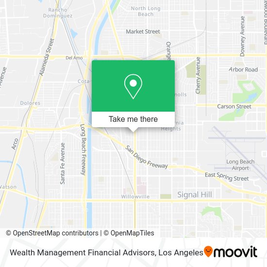 Wealth Management Financial Advisors map
