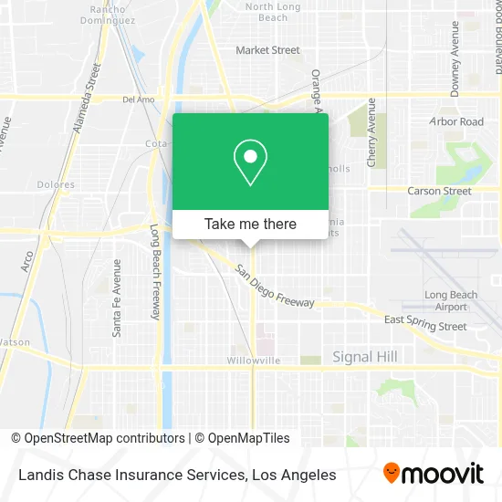 Landis Chase Insurance Services map