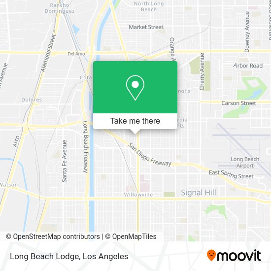 Long Beach Lodge map