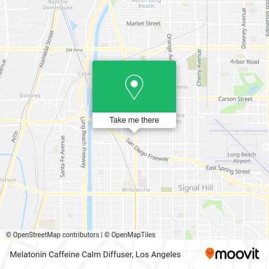 Melatonin Caffeine Calm Diffuser map