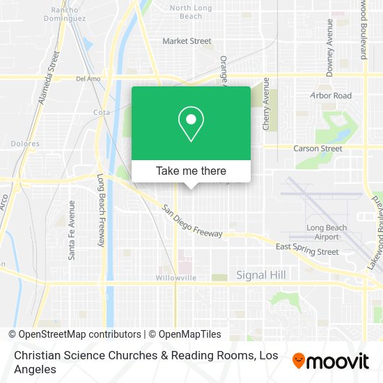 Mapa de Christian Science Churches & Reading Rooms