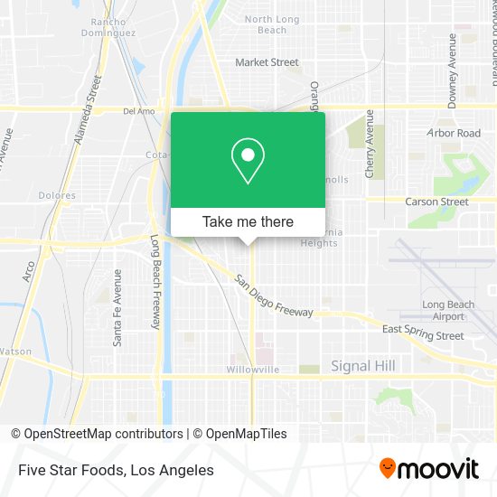 Mapa de Five Star Foods