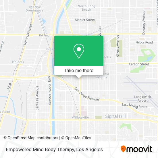 Empowered Mind Body Therapy map