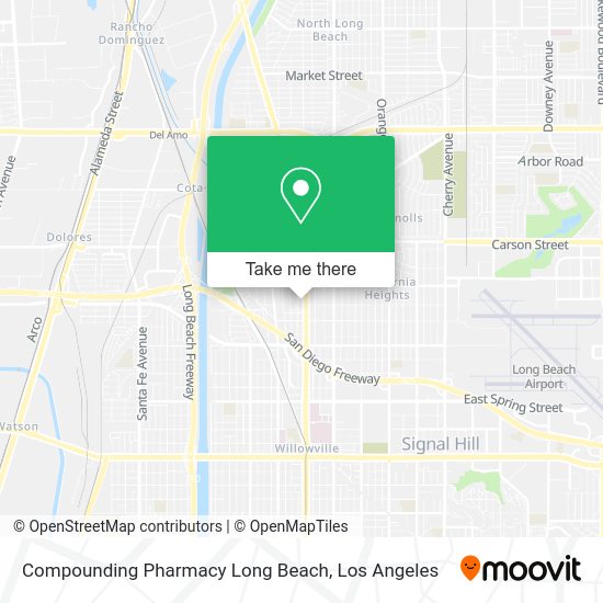 Compounding Pharmacy Long Beach map