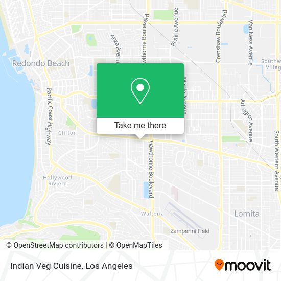 Mapa de Indian Veg Cuisine
