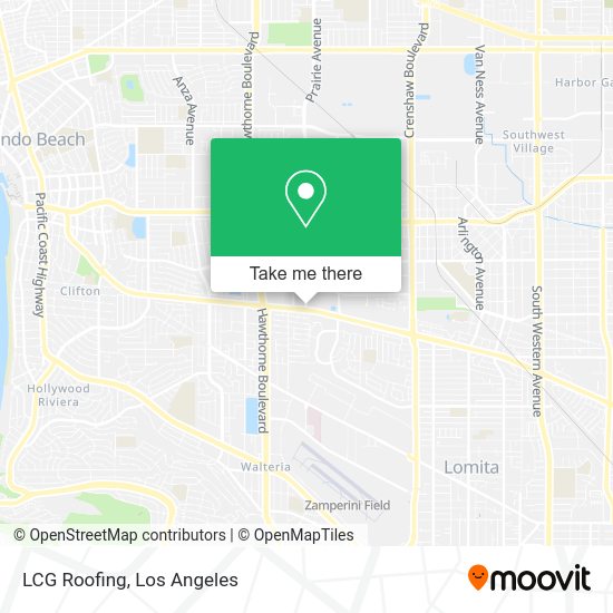 Mapa de LCG Roofing