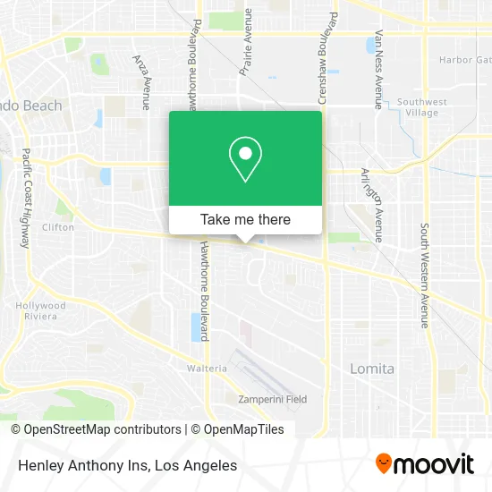 Henley Anthony Ins map