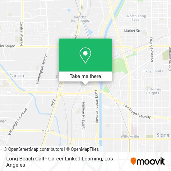 Mapa de Long Beach Call - Career Linked Learning