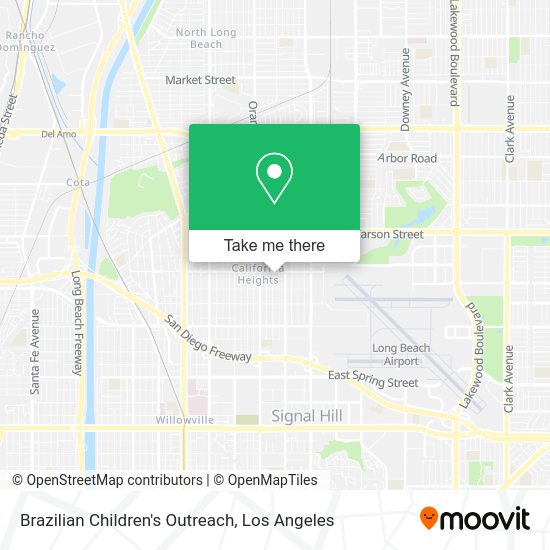 Mapa de Brazilian Children's Outreach