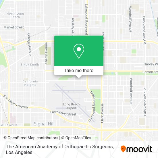 The American Academy of Orthopaedic Surgeons map