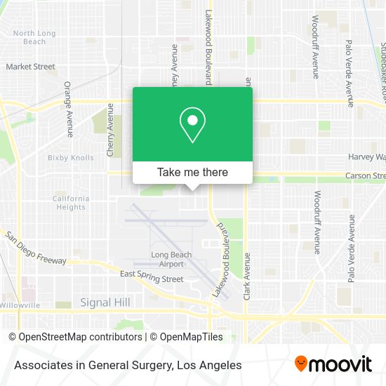Associates in General Surgery map