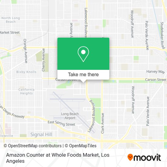 Amazon Counter at Whole Foods Market map