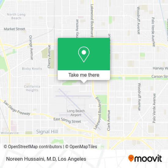 Noreen Hussaini, M.D map