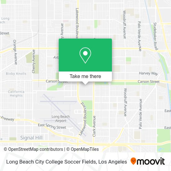 Mapa de Long Beach City College Soccer Fields