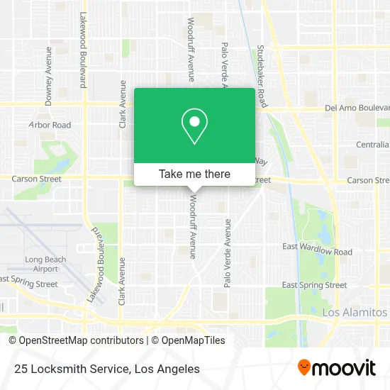 25 Locksmith Service map