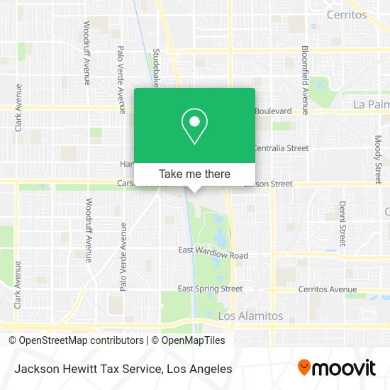 Jackson Hewitt Tax Service map