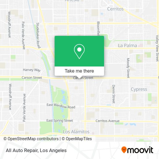 Mapa de All Auto Repair