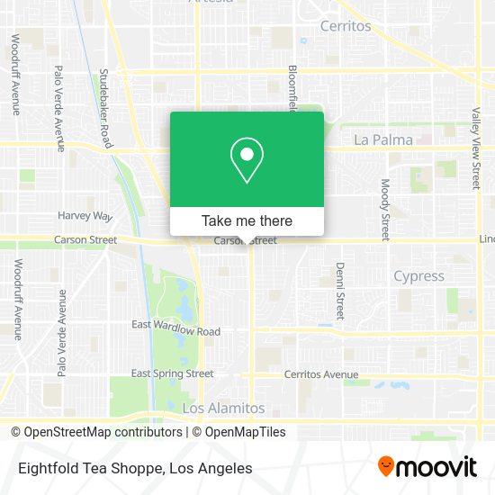 Eightfold Tea Shoppe map