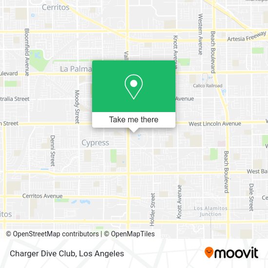 Mapa de Charger Dive Club