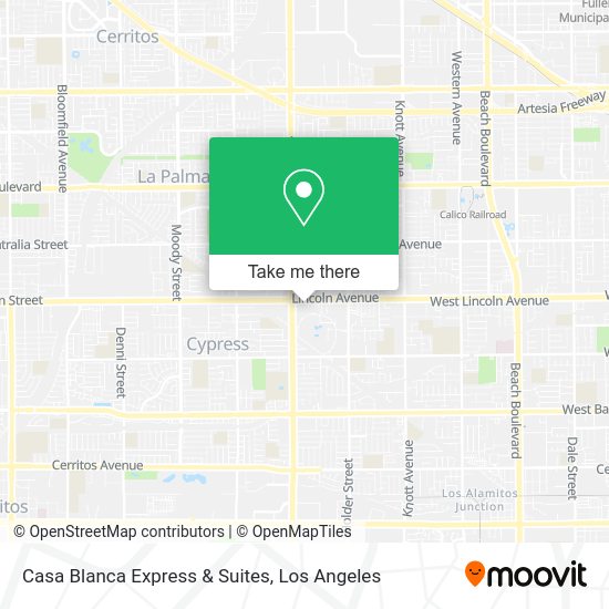 Casa Blanca Express & Suites map