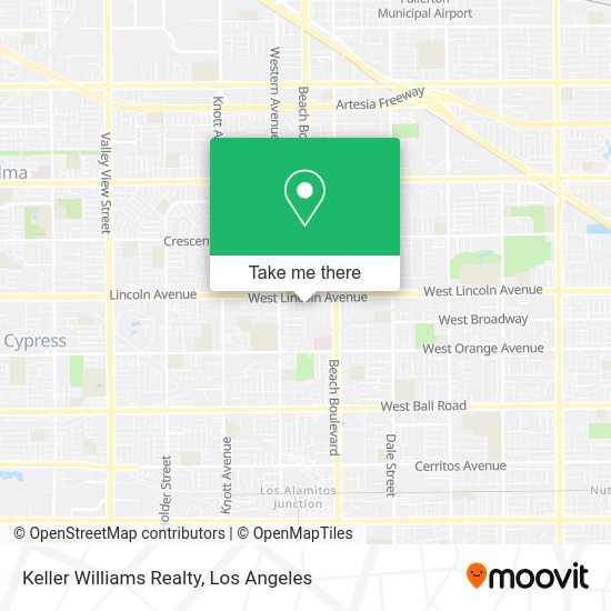 Mapa de Keller Williams Realty