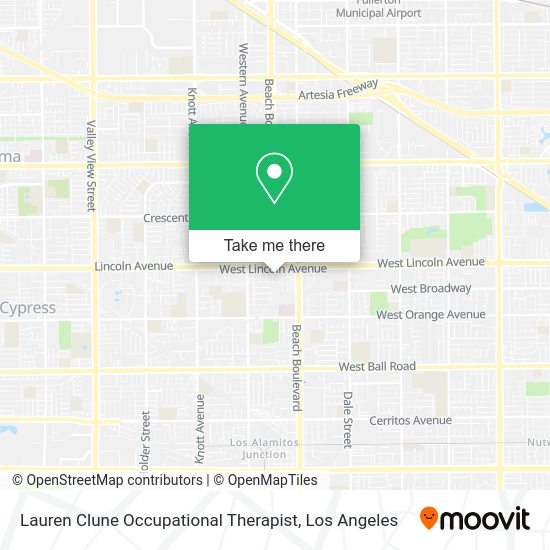 Lauren Clune Occupational Therapist map