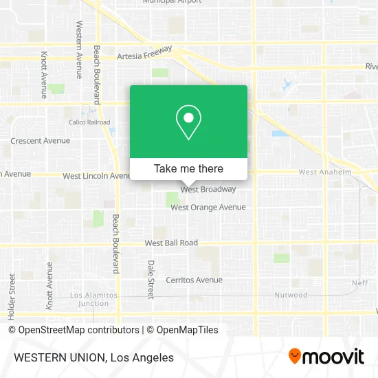 WESTERN UNION map